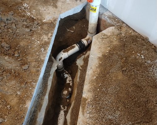 Testing the plumbing system